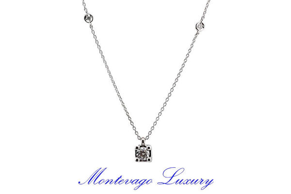 Immagine di COLLANA CON PUNTO LUCE 0,34 CT