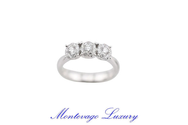 Immagine di ANELLO EFFETTO TRILOGY 0.50 CT TOTALI